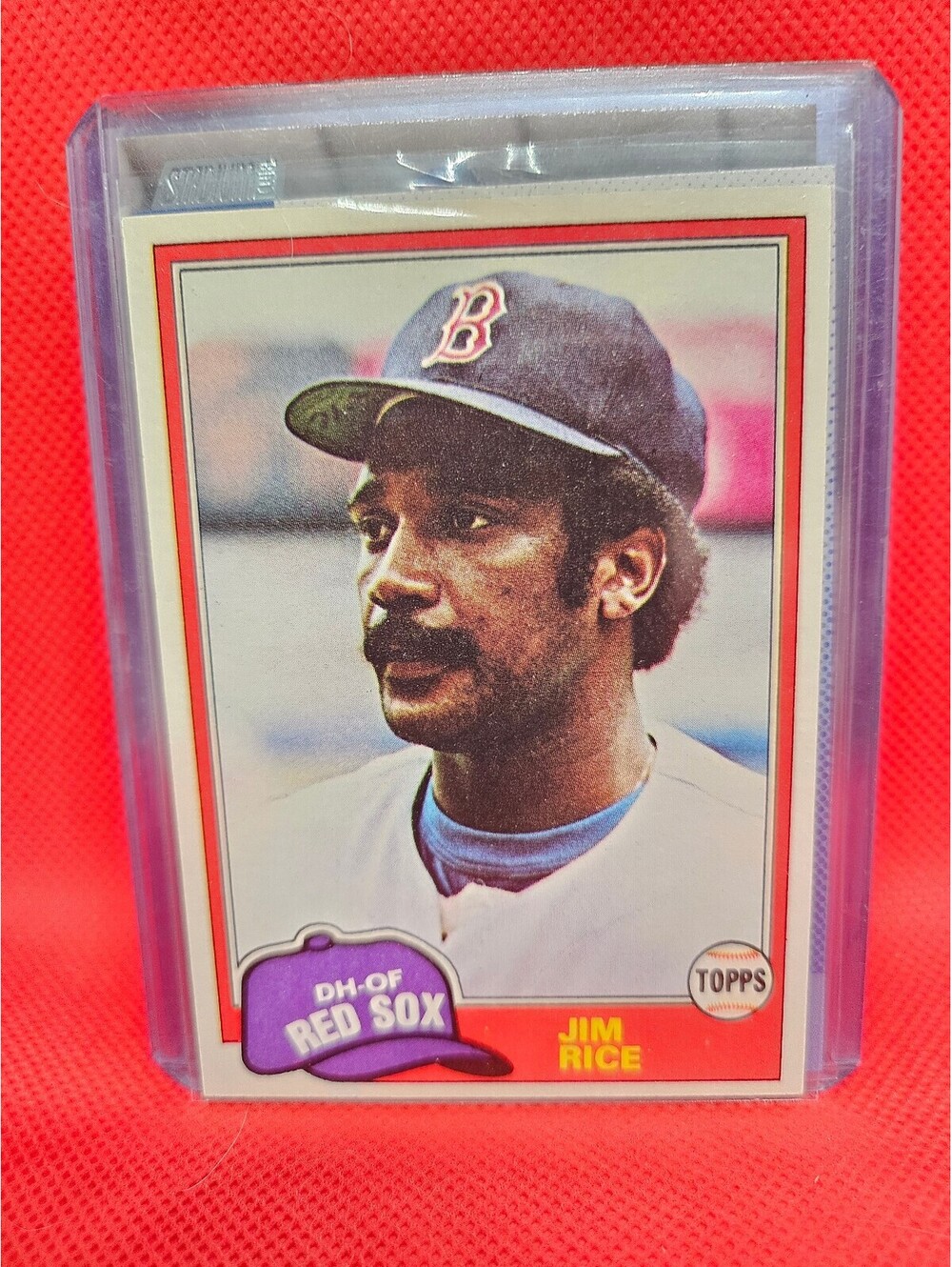 Jim Rice 1981 Topps Card #500 Boston Red Sox MLB HOF Baseball Card NRMT